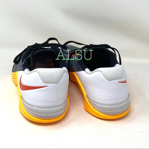 Nike Metcon 5 Black Yellow Women’s Sneakers - Picture 6 of 8